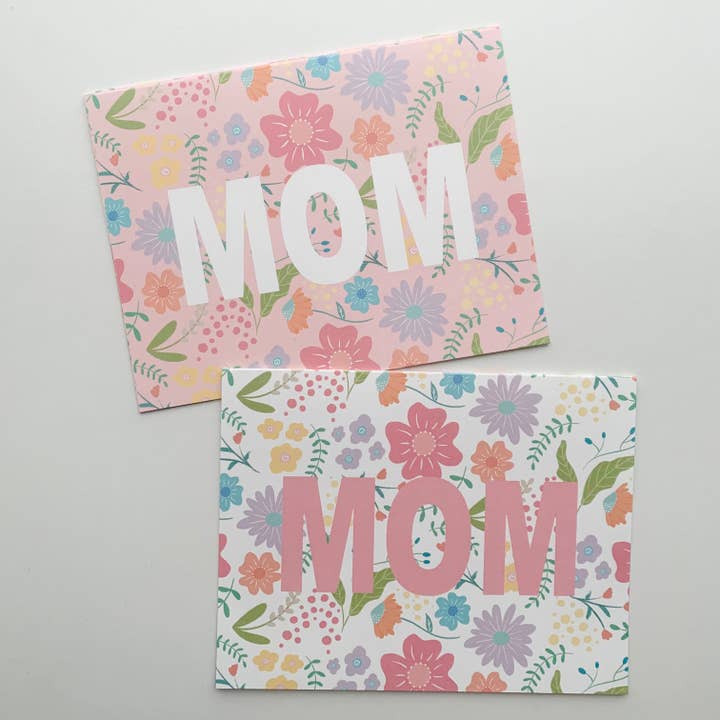 Biglietto di Auguri per la Festa della Mamma con Fiori di Primavera per la vendita all'ingrosso da parte di AMW the studio