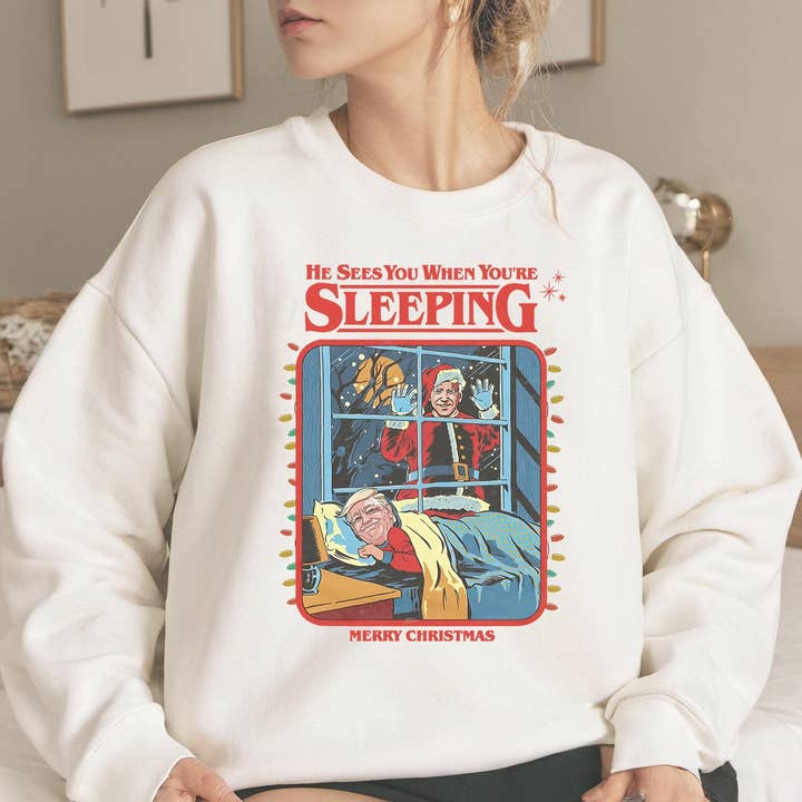 Vintage Creepy Trump Shirt, Ugly Christmas Party Sweater and other Purchase Wholesale ugly christmas sweaters. Free Returns & Net 60 Terms on Faire trending on Faire.