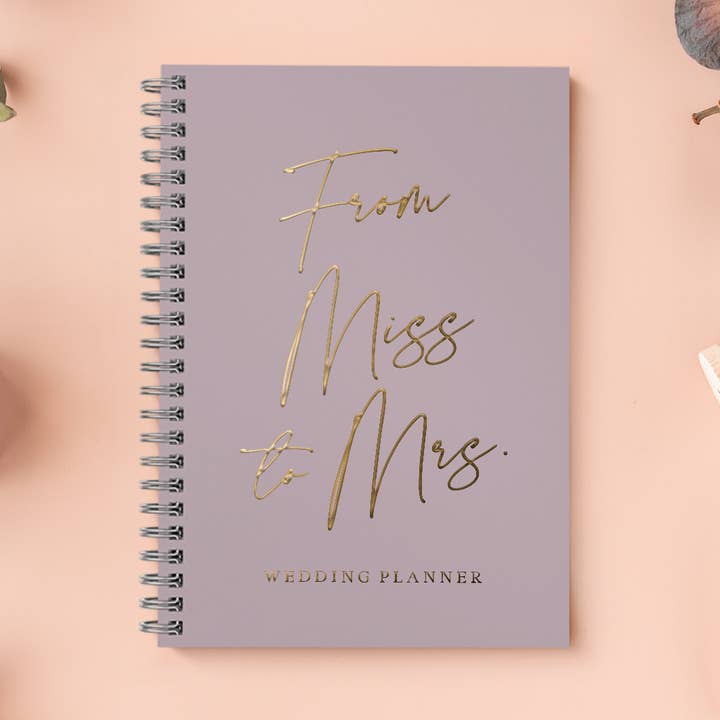 Wedding Planner / Purple Cover for wholesale by blush paper co
