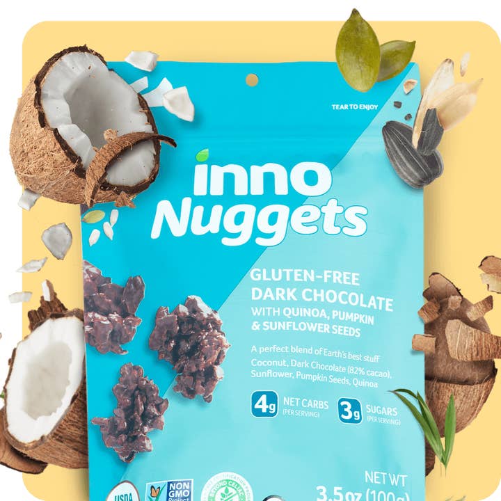 Dark Chocolate Nuggets for wholesale by Inno Foods