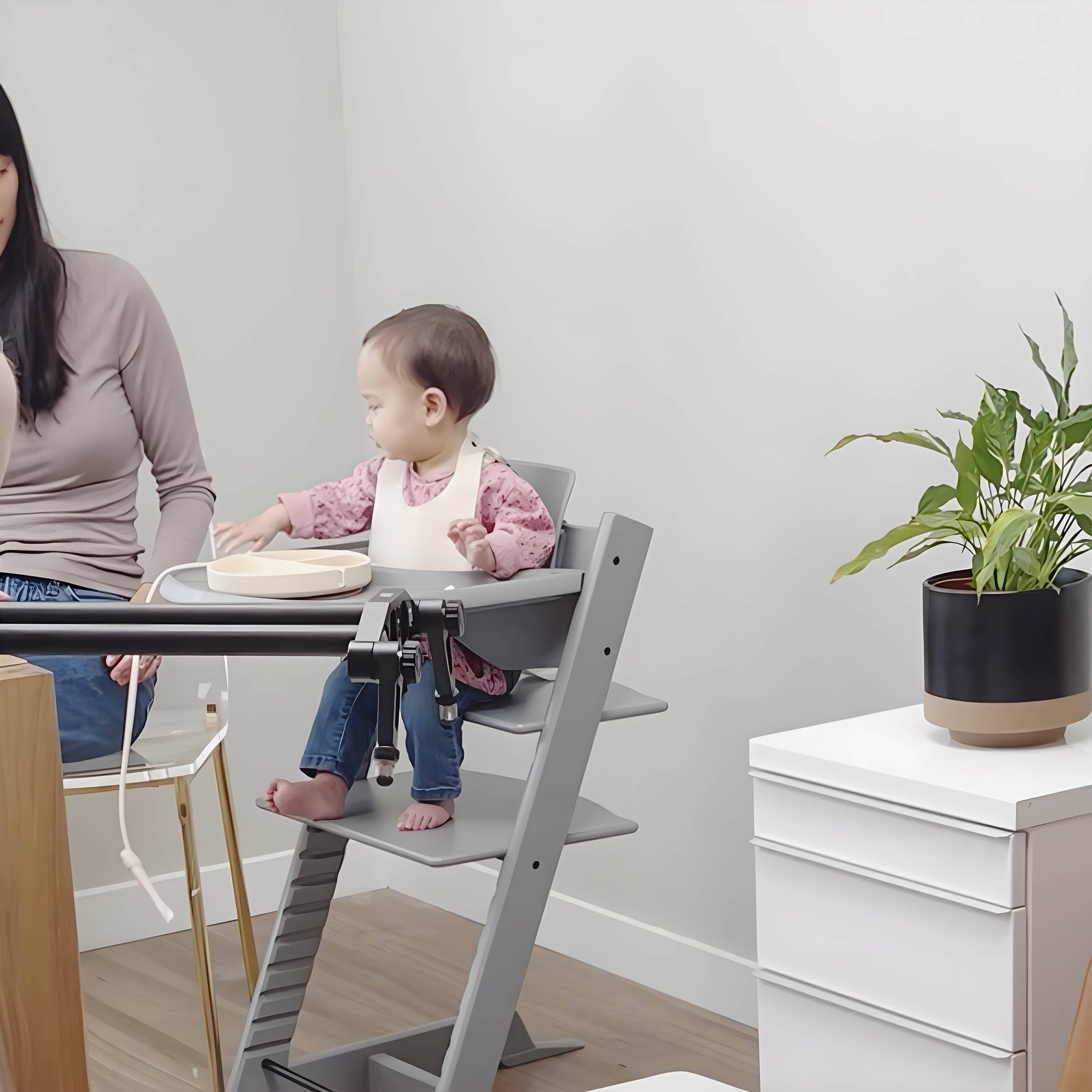 Jedbaby - Wholesale Dinner Plate - Kids & Baby - DropLess Plate - Silicone Suction Plate With Utensil Attachment5