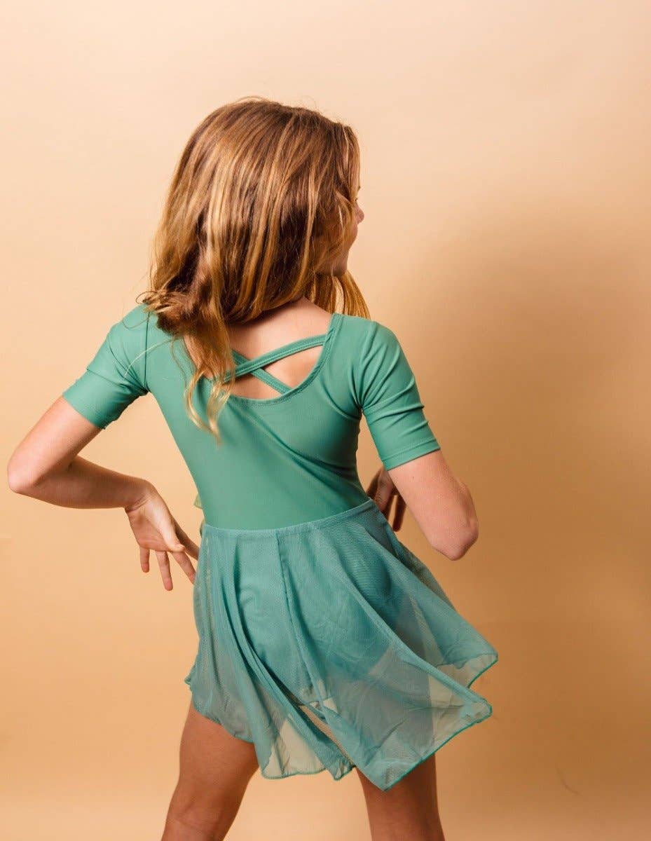 Leveret Pajamas - Wholesale Leotard - Kids - Kids Skirt Leotard3