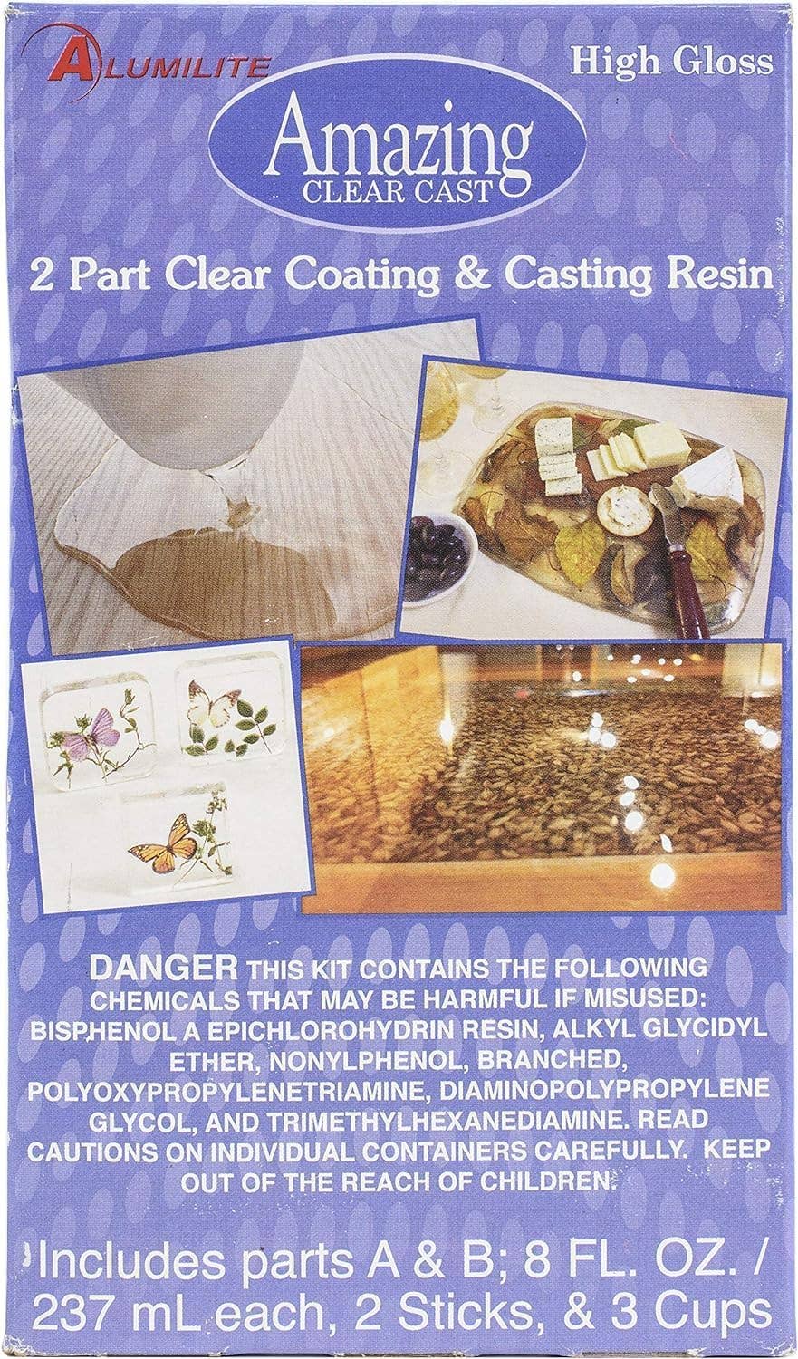 Art Philosophy - Wholesale Craft Supplies - Amazing Casting Resin Finish Clear - Includes Parts A & B3