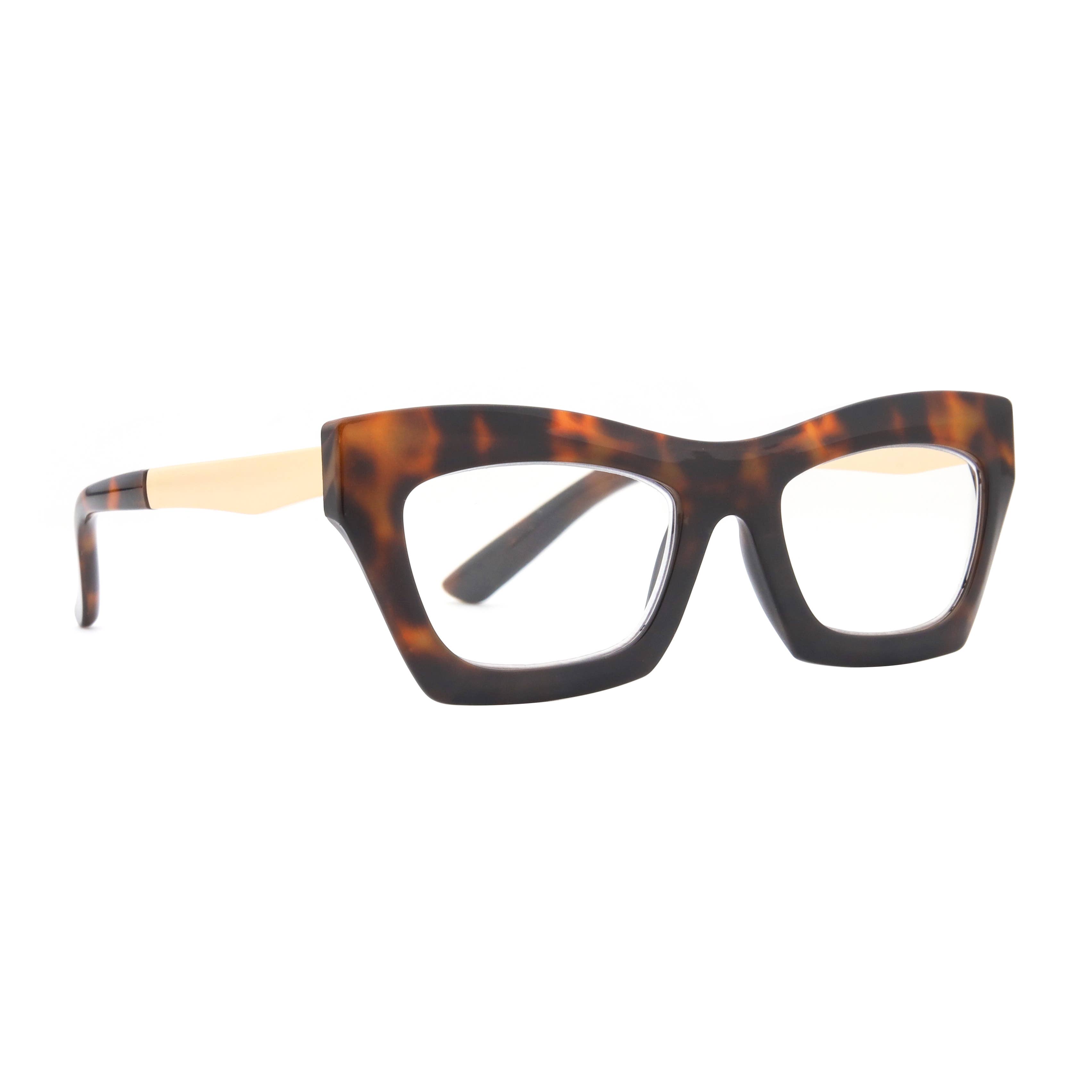 Ryan Simkhai Eyeshop - Vendita all'ingrosso Occhiali da vista - Donna - ALEXA | Tartaruga | Oro | Luce blu2