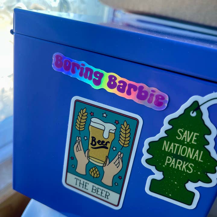 Stickers by Saylor – wholesale Sticker – Boring Barbie Holographic Taylor Swift Lyric Vinyl Sticker4