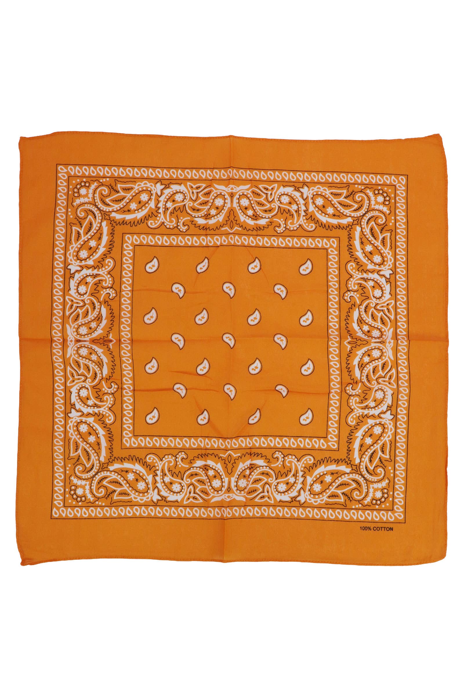 Cap Zone – Engroshandel Bandana - Dame – Klassisk firkantet bandana i bomuld med paisleyprint17