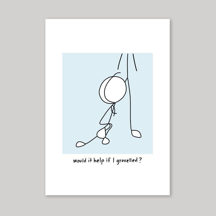 Ville det hjælpe, hvis jeg rystede? Lykønskningskort for engroshandel hos Icon