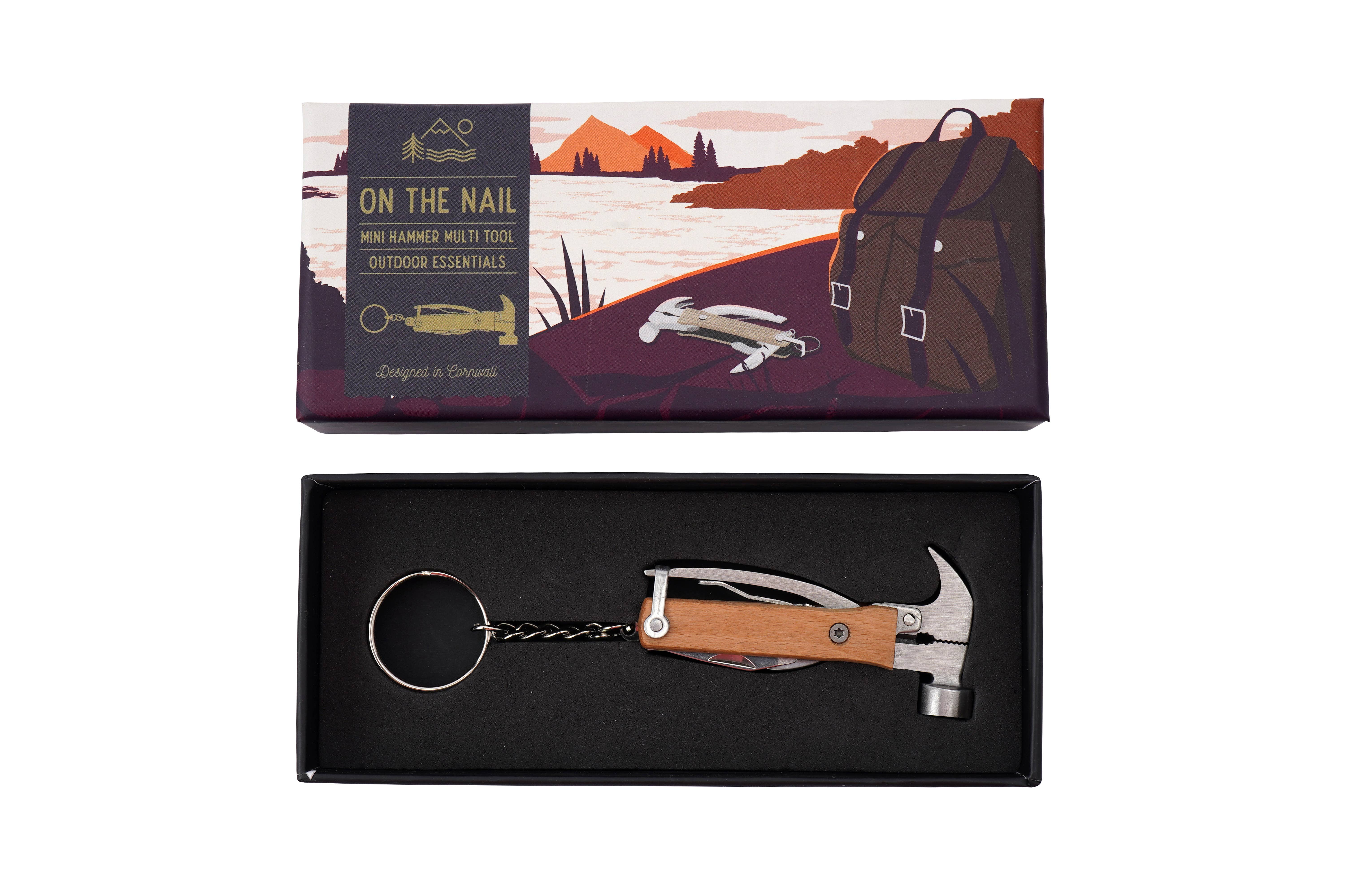 CGB Giftware – wholesale Praktiskt verktyg – Nailed It nyckelring med hammare och verktyg i presentask