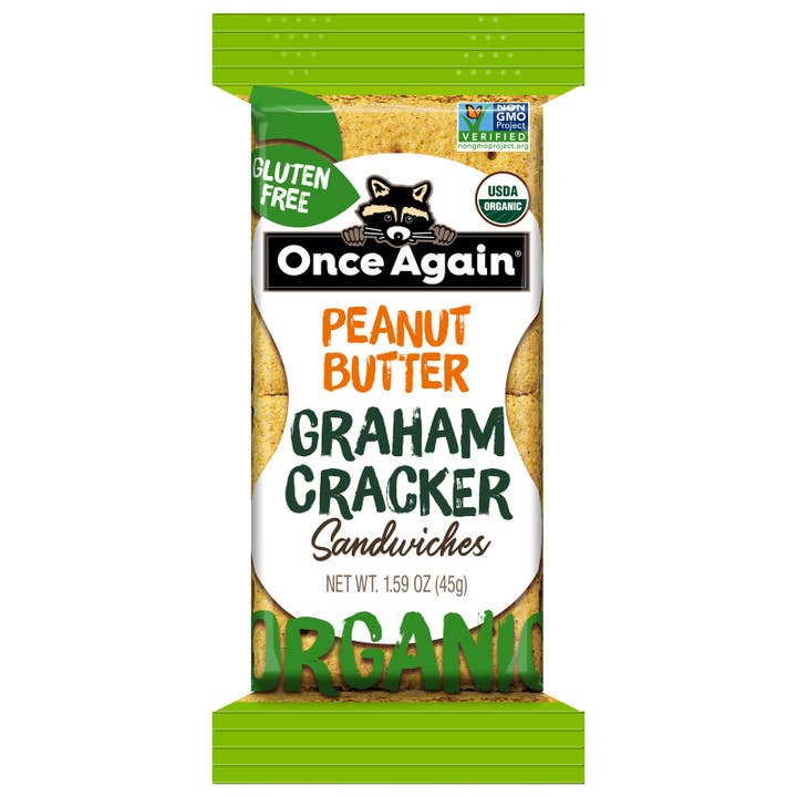 Everyday Supply Co - Wholesale Crackers - Once Again - Crkr Sndwch Og2 Pbtr Grm - CS of 8-1.59 OZ