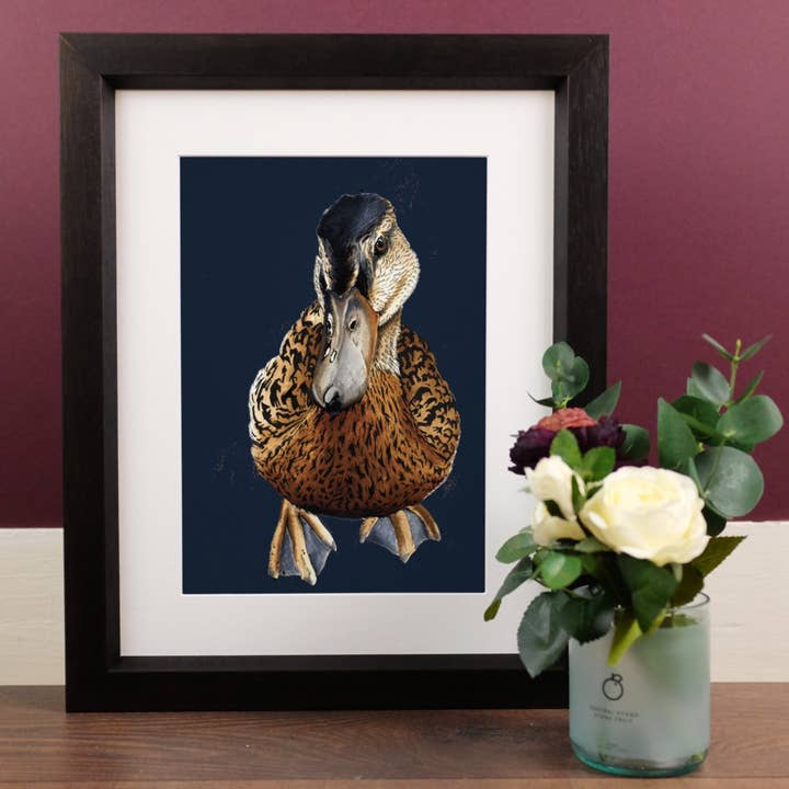 Some Ink Nice - Vendita all'ingrosso Stampa artistica - Duck Art Print * Stampa artistica A4 * Stampa decorazioni per la casa* Duck Art