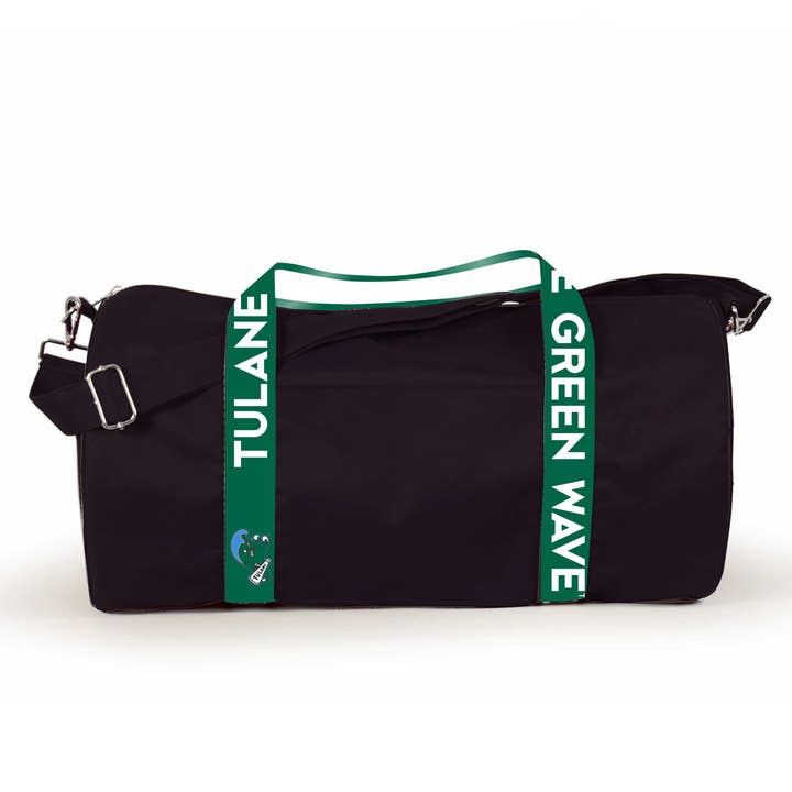 Tulane Green Wave Round Duffel by Desden for wholesale by Desden