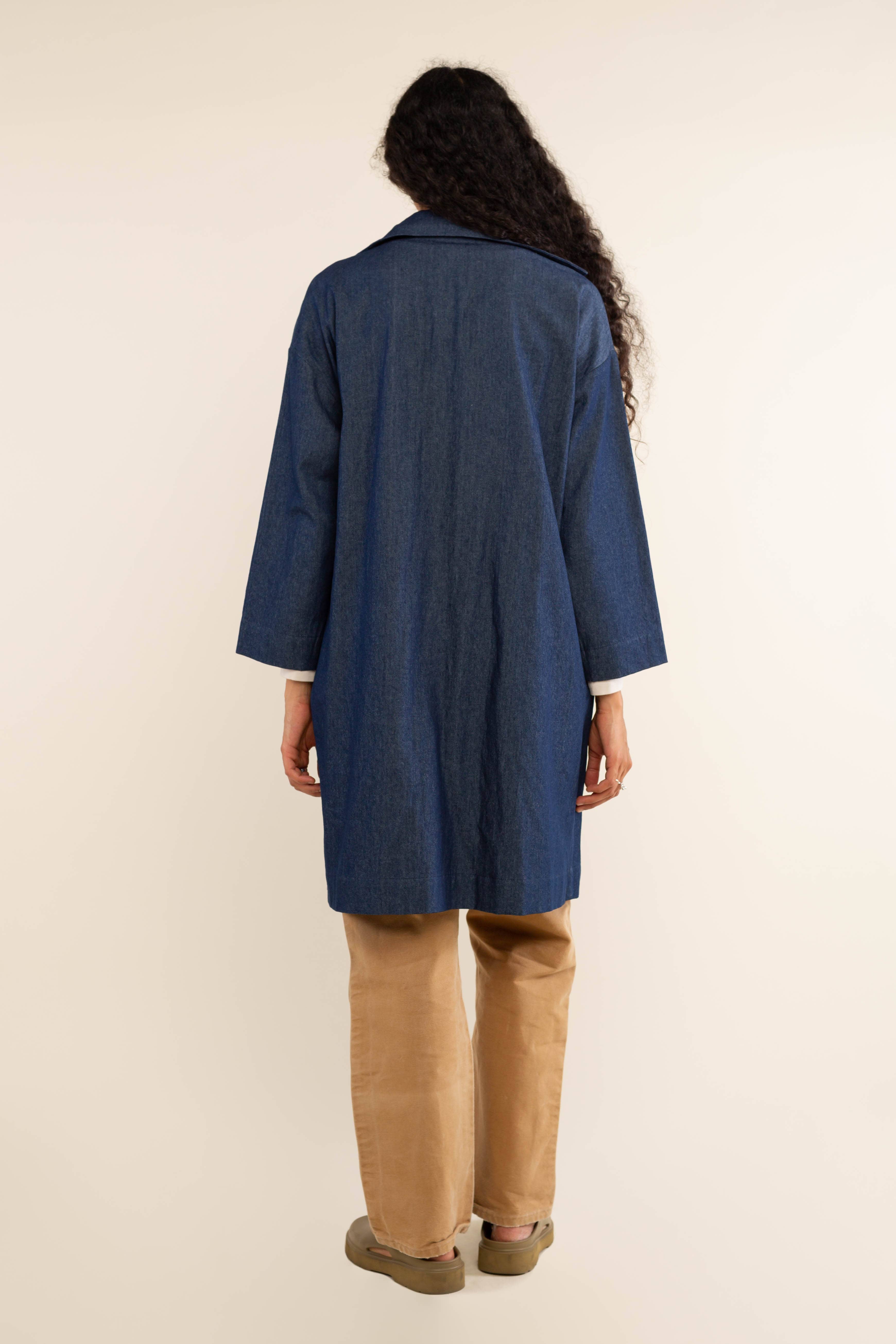 NLT - Wholesale Shirt Jacket/Shacket - Women's - Esme Denim Chore Overshirt6