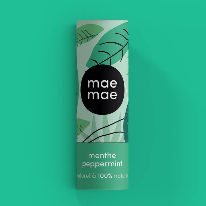 Baume à lèvres naturel à la menthe poivrée pour la vente par Maemae Natural Products