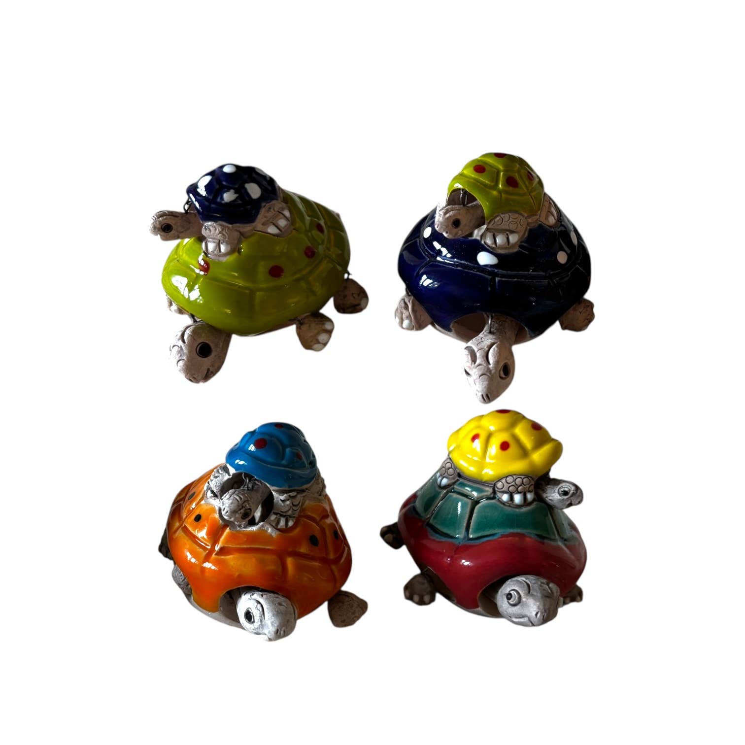 Zoe Artcrafts Corp. - Wholesale Decorative Figurine - Handmade Moving Ceramic Turtle with Baby Home decor ceramic4