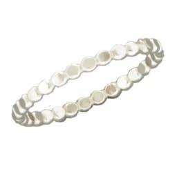 Mark Steel Jewelry - Vente Bracelet de perles - Bague demi-ronde en perles brisées 2