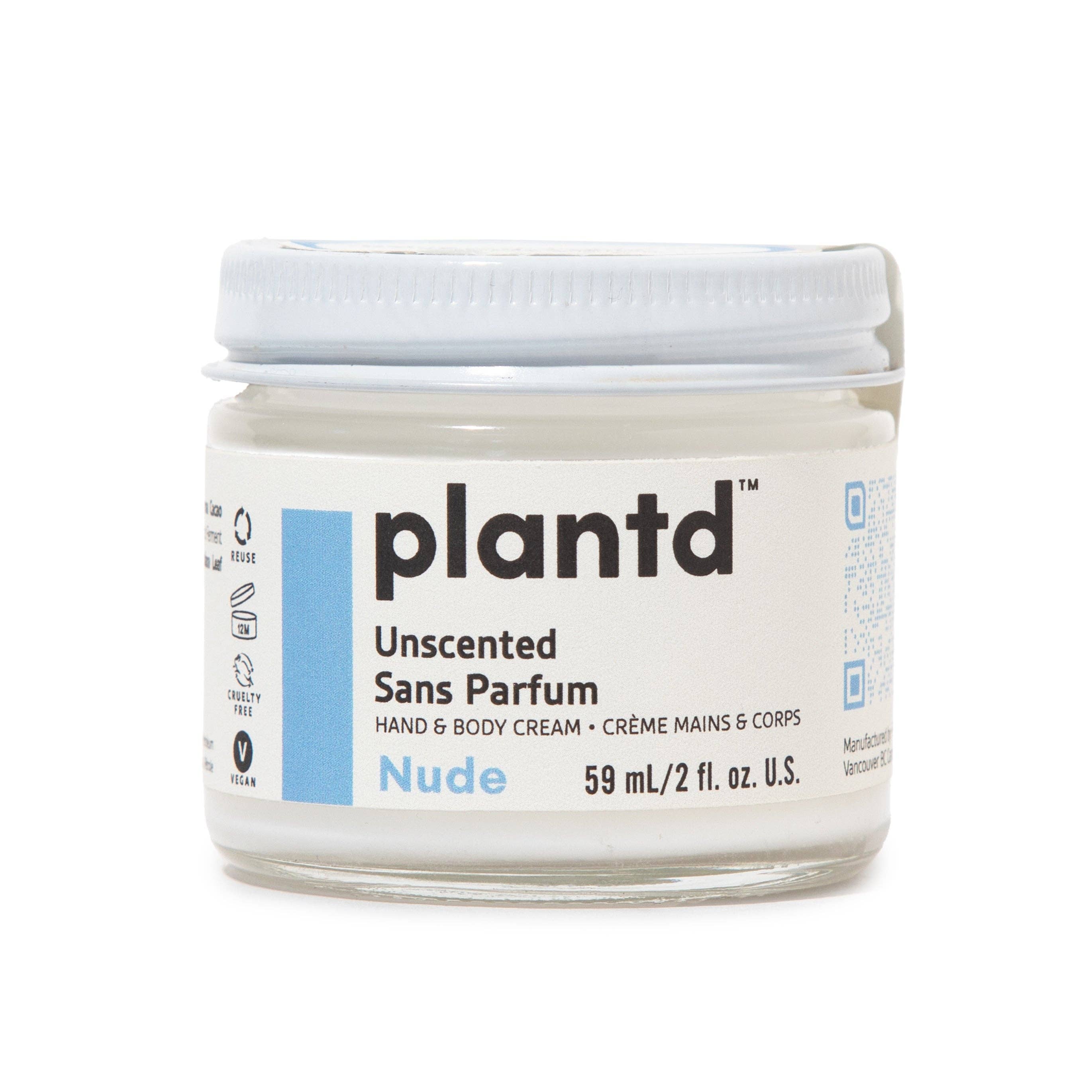 Plantd Skincare - Wholesale Hand & Body Lotion - hand & body cream - Nude unscented5