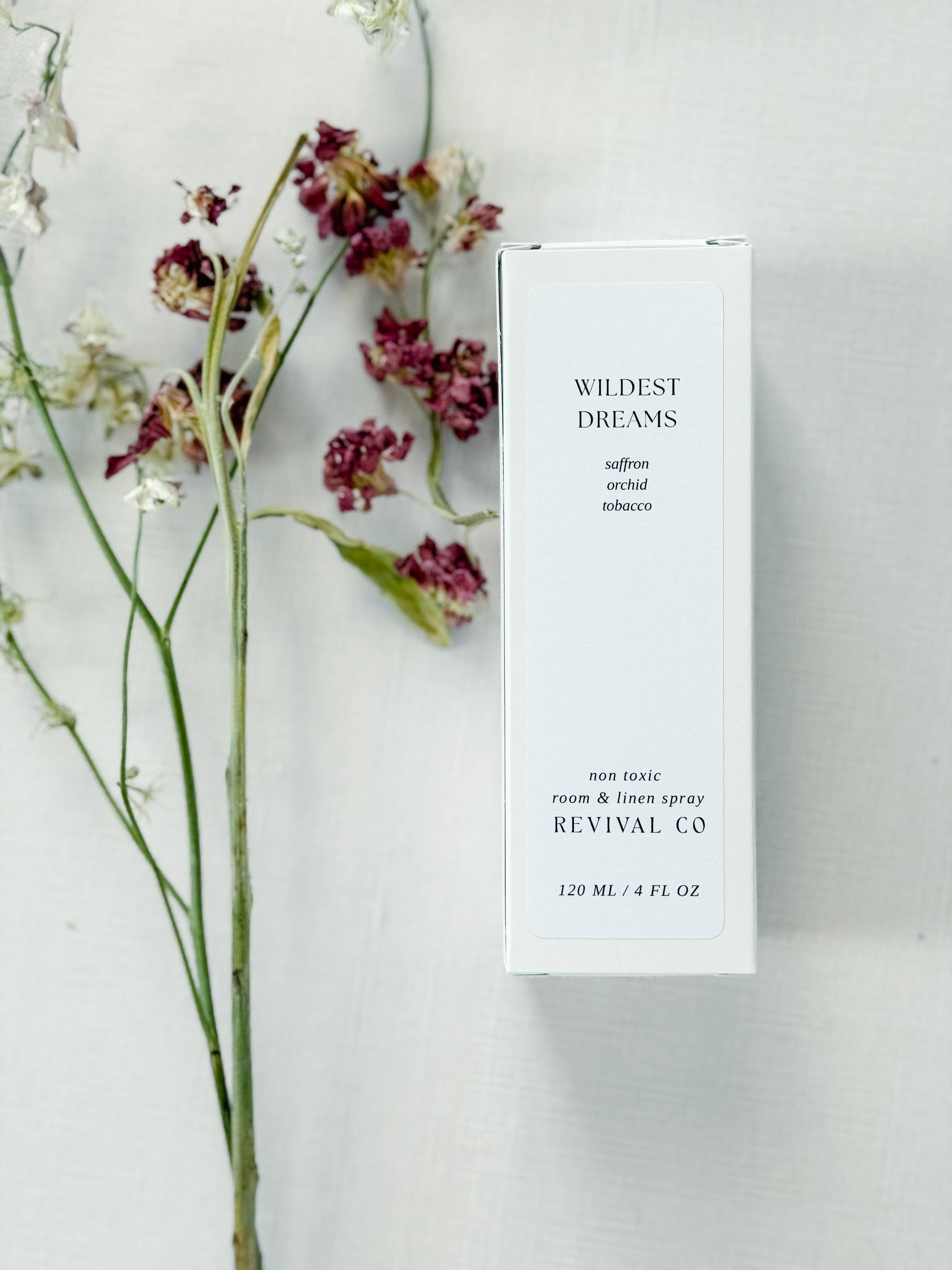 Revival Co - Wholesale Linnenspray - Wildest Dreams/ Saffraan- Tabak- Orchidee/ Kamer + Linnen Spray1