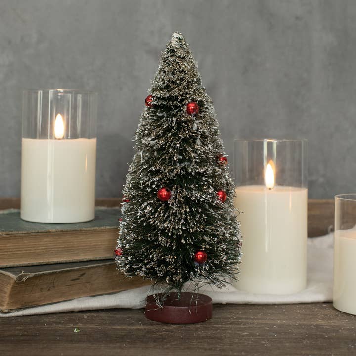 10" GREEN BOTTLEBRUSH TREE for wholesale by Ragon House