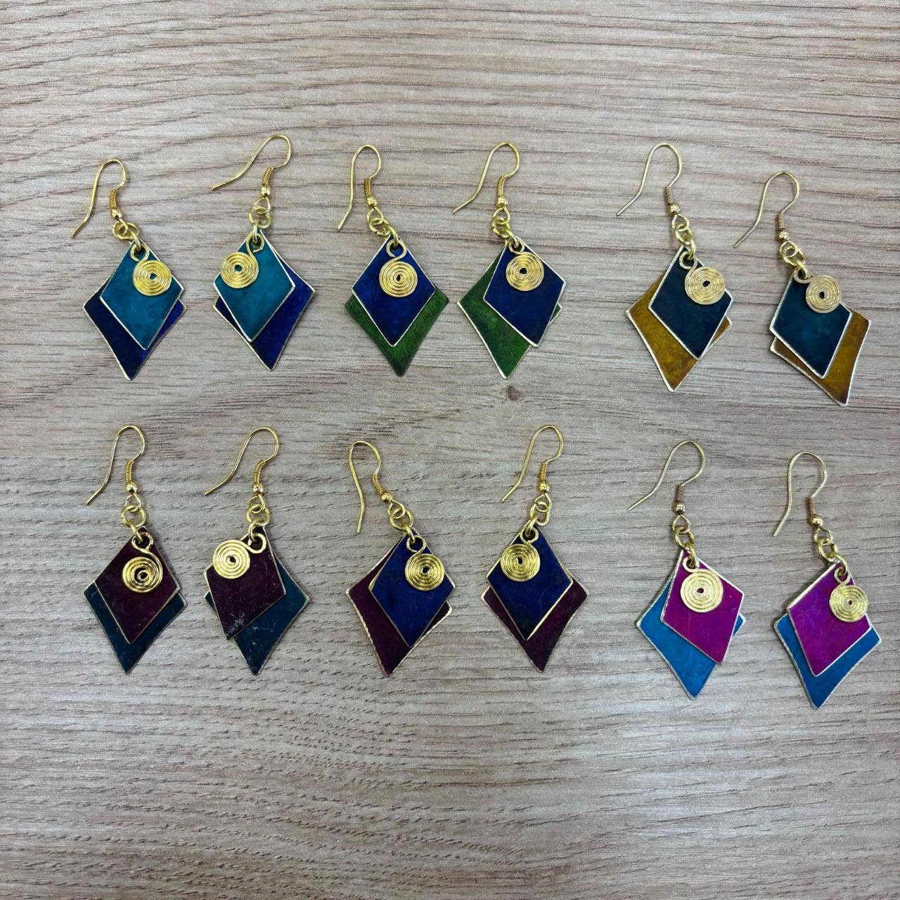 Hecho a mano - Wholesale Dangle Earrings - Enamel earrings4