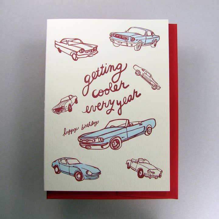 Car Guy Birthday for wholesale by Wolf & Wren Press