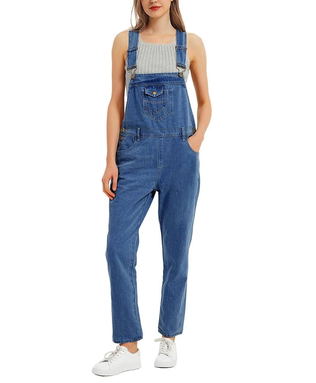 Anna Kaci Wholesale - Wholesale Overalls - Women's - Vintage Straight-Leg Overalls66