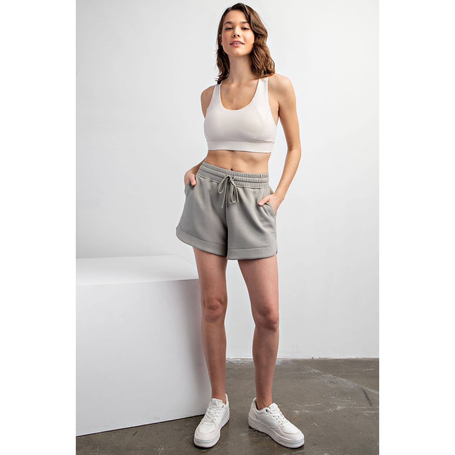 Rae Mode - Wholesale Athletic Shorts - Women's - MODAL SCUBA SHORT PANTS35