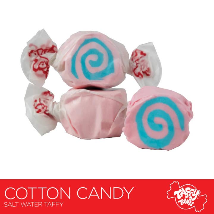 Candyfloss Saltvandstoffee fra Taffy Town - 8 oz Detailhandel for engroshandel hos Candy Supply Co