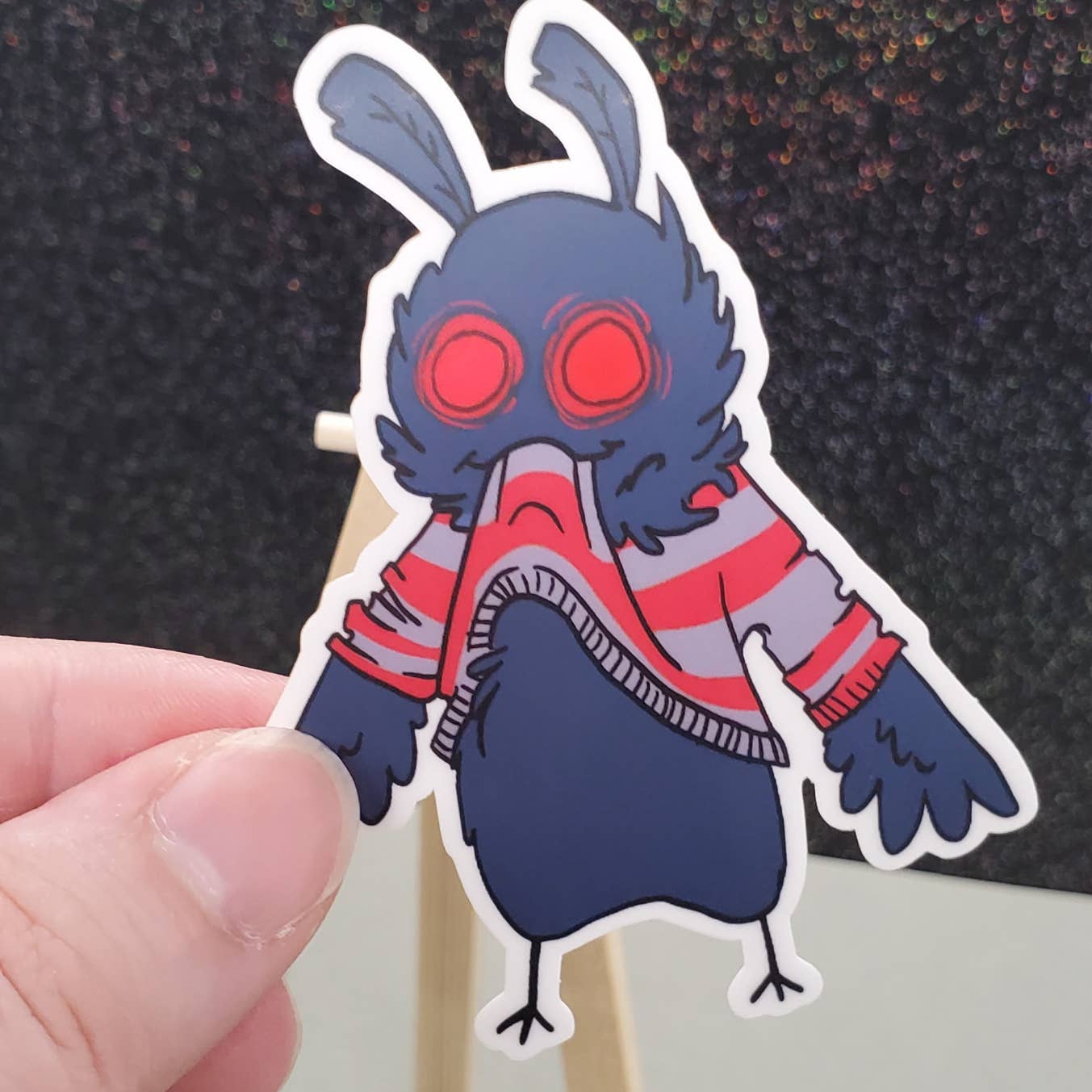 Salt Birch - Vendita all'ingrosso Adesivo - Adesivo in vinile con simpatica mamma che mangia il suo maglione7