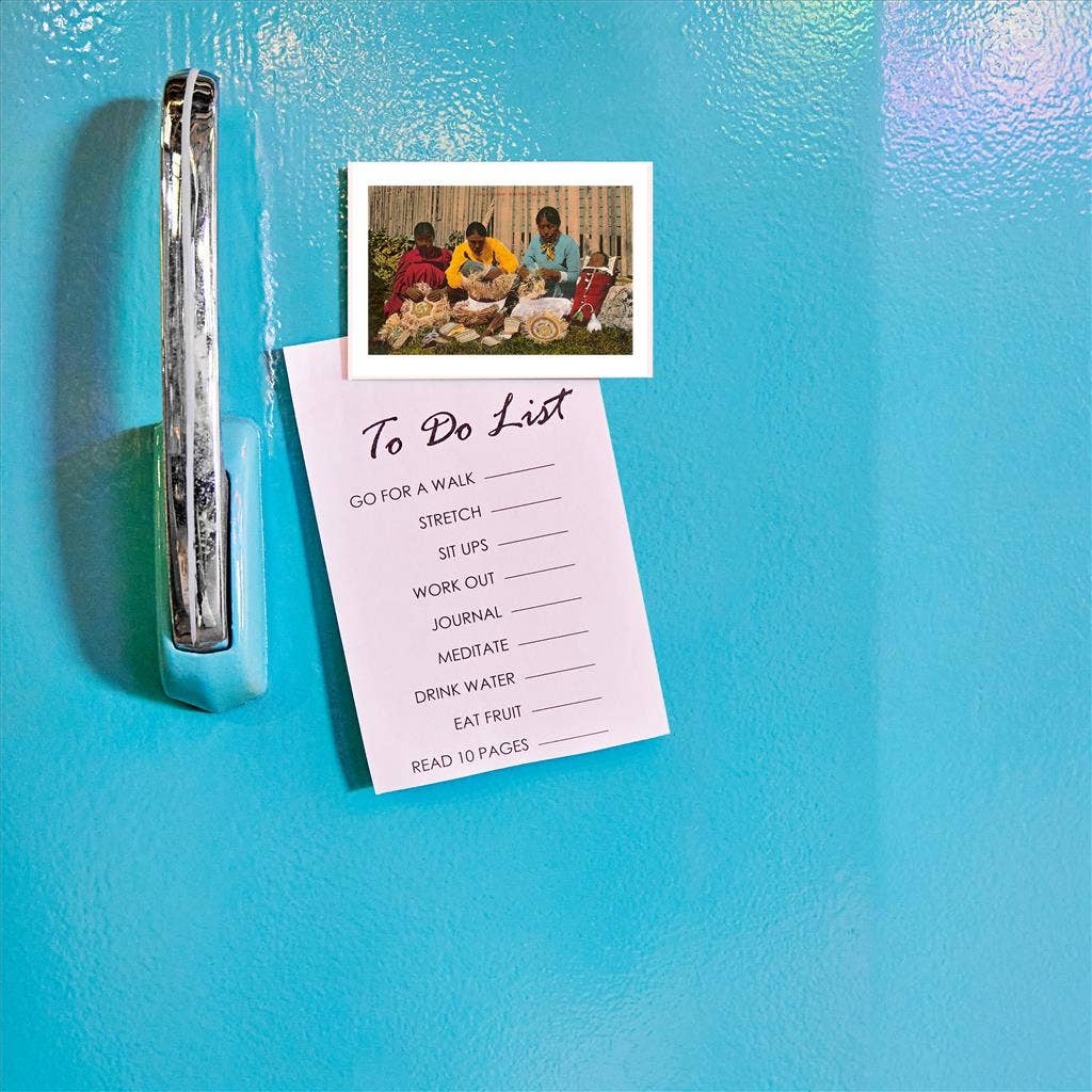 Found Image Press - Wholesale Magneet - Magneet AK-40 Eskimo's Mandenvlechten1