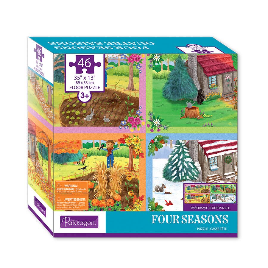 Cottage Door Press - Wholesale Puzzle - Kids - Four Seasons 46 Piece Kids Floor Puzzle0