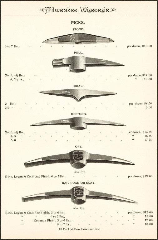 Found Image Press - Vente Cartes postales - Publicité de carte postale TL-10 pour Pick Heads0