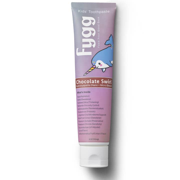 Fygg - Wholesale Toothpaste - Chocolate Swirl Nano-Hydroxyapatite Kids Toothpaste