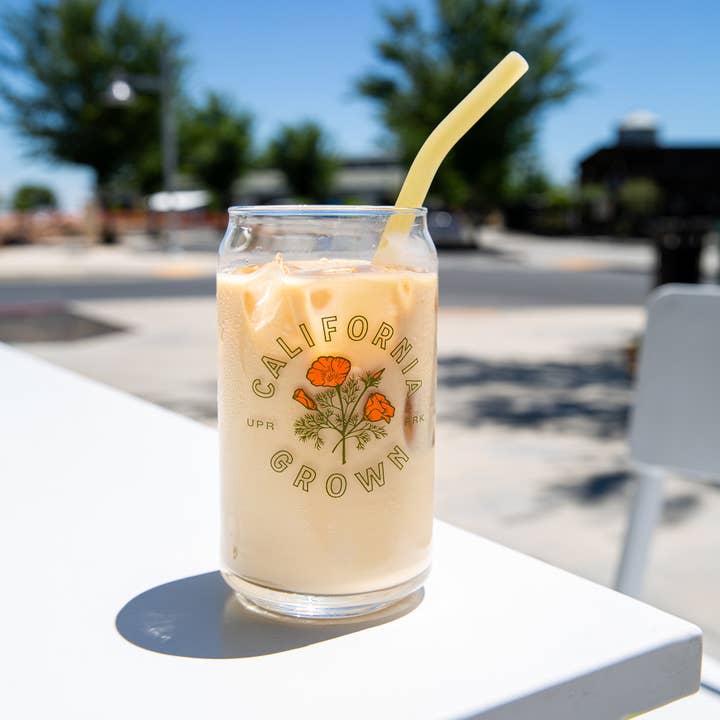 Upper Park Clothing - Wholesale Drinking Glass/Cup - California Grown 16oz Beer Can Glass1