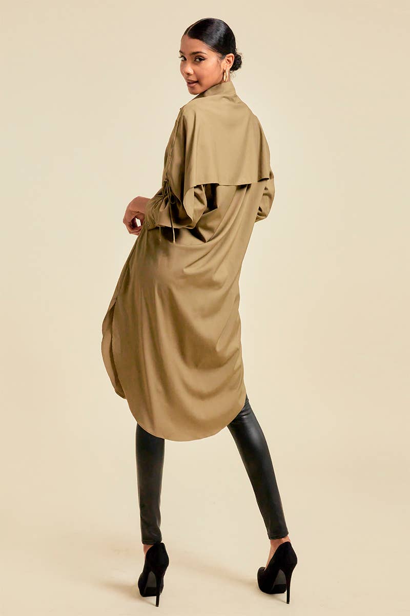 QMP Moda – Großhandel Kleid – Damen – ASYMMETRISCHES HEMDKLEID20