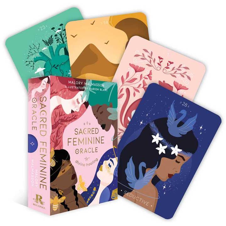 Simon & Schuster - Wholesale Tarot Cards - Sacred Feminine Oracle by Malory Malmasson