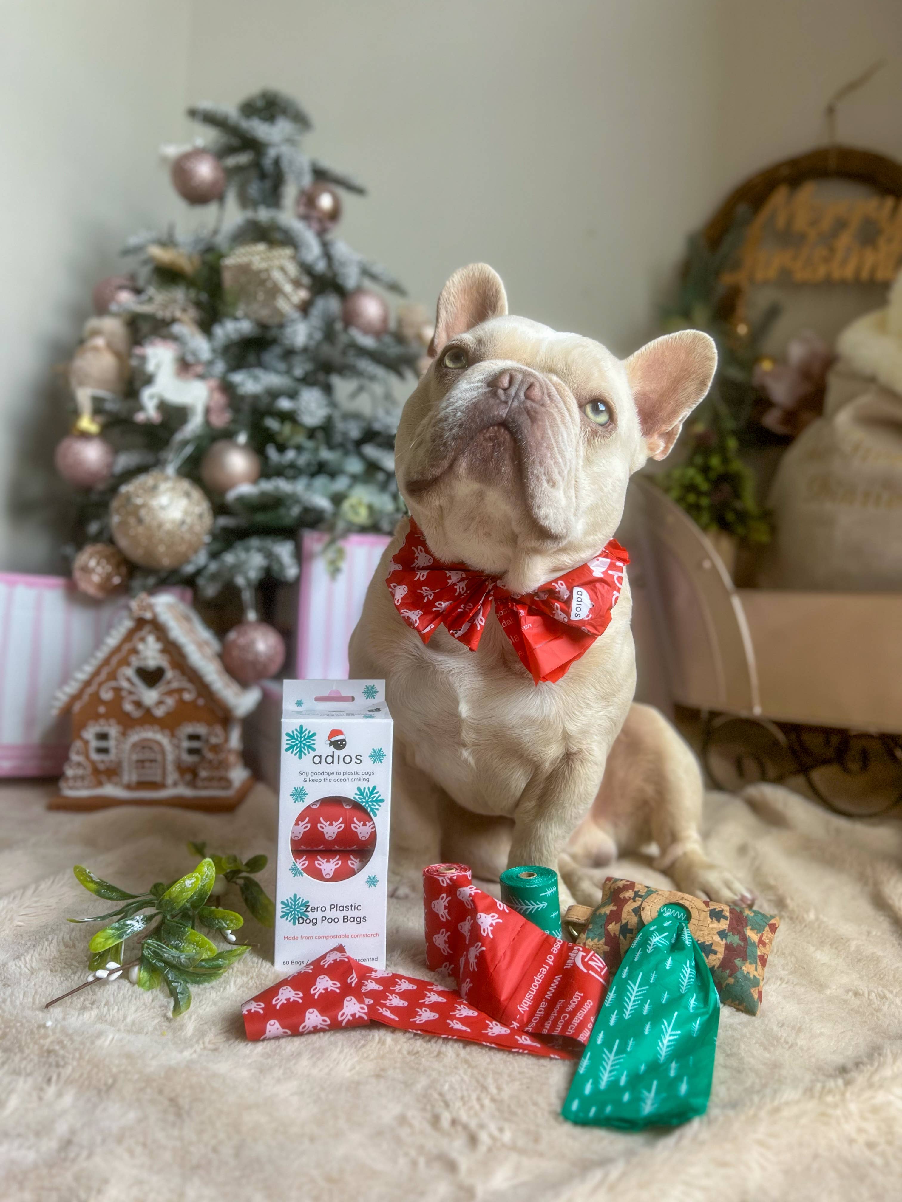 Adios Plastic - Wholesale Pet Poop Bag - Adios - Christmas Compostable Poo Bags (Limited Stock)3