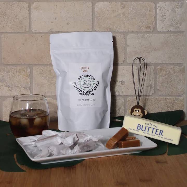 Dr. Monkey's Ridiculously Good Caramels - Wholesale Caramel - Butter Rum4
