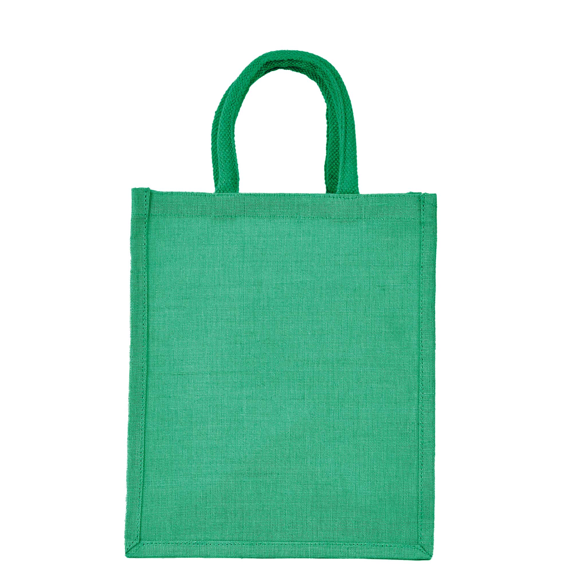 ecojutebags – Engroshandel Indkøbspose/indkøbstaske – 4 genanvendelige Juco-tasker med lomme og håndtag – 12x10x6 - Gave17