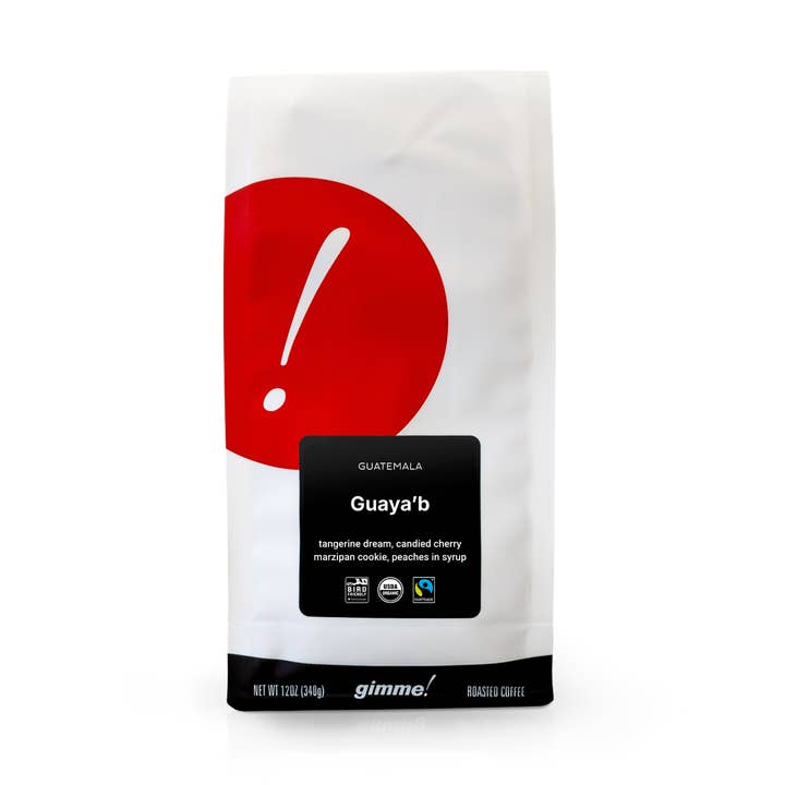Gimme! Coffee Org Fairtrade Bird Friendly Guatemala Guaya'b for wholesale by Gimme! Coffee