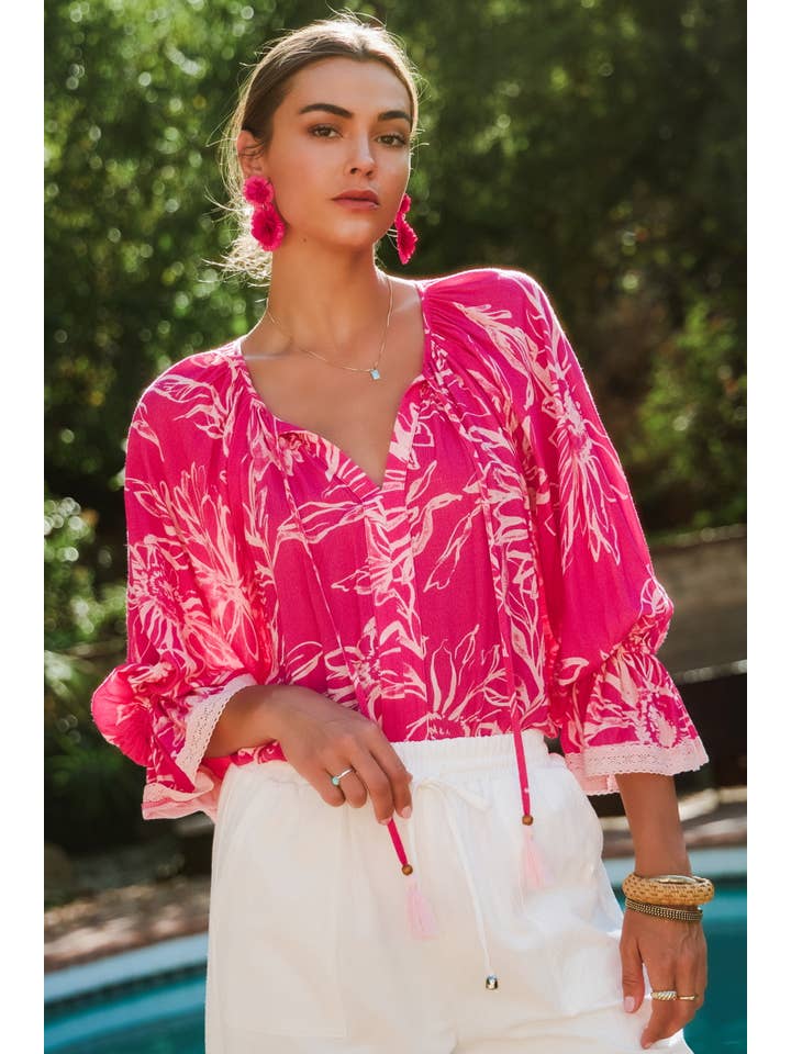 Oddi - Wholesale Blouse - Women's - Floral Printed Blouse5