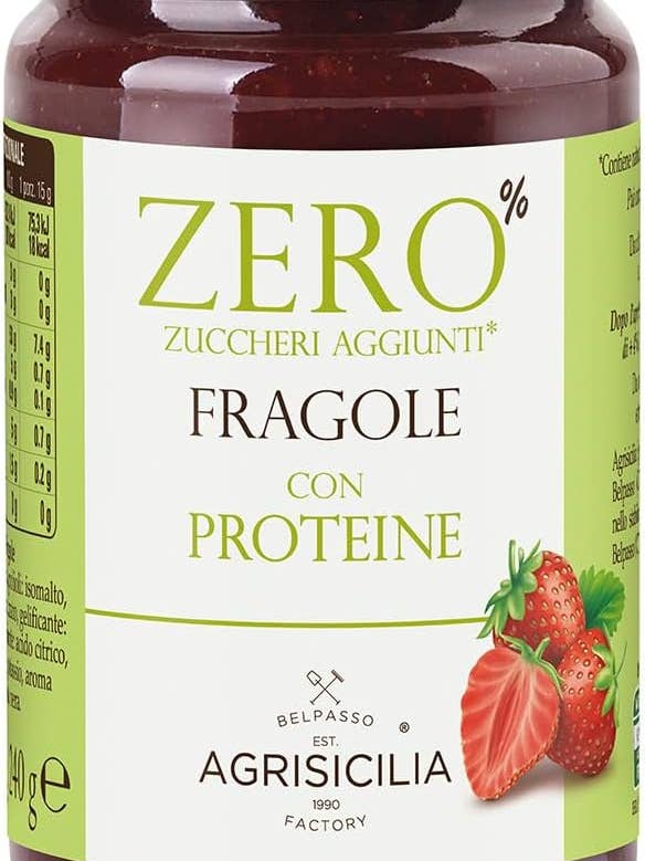 noll% tillsatt socker med jordgubbsprotein 240 g
för wholesale av Agrisicilia S.p.A.