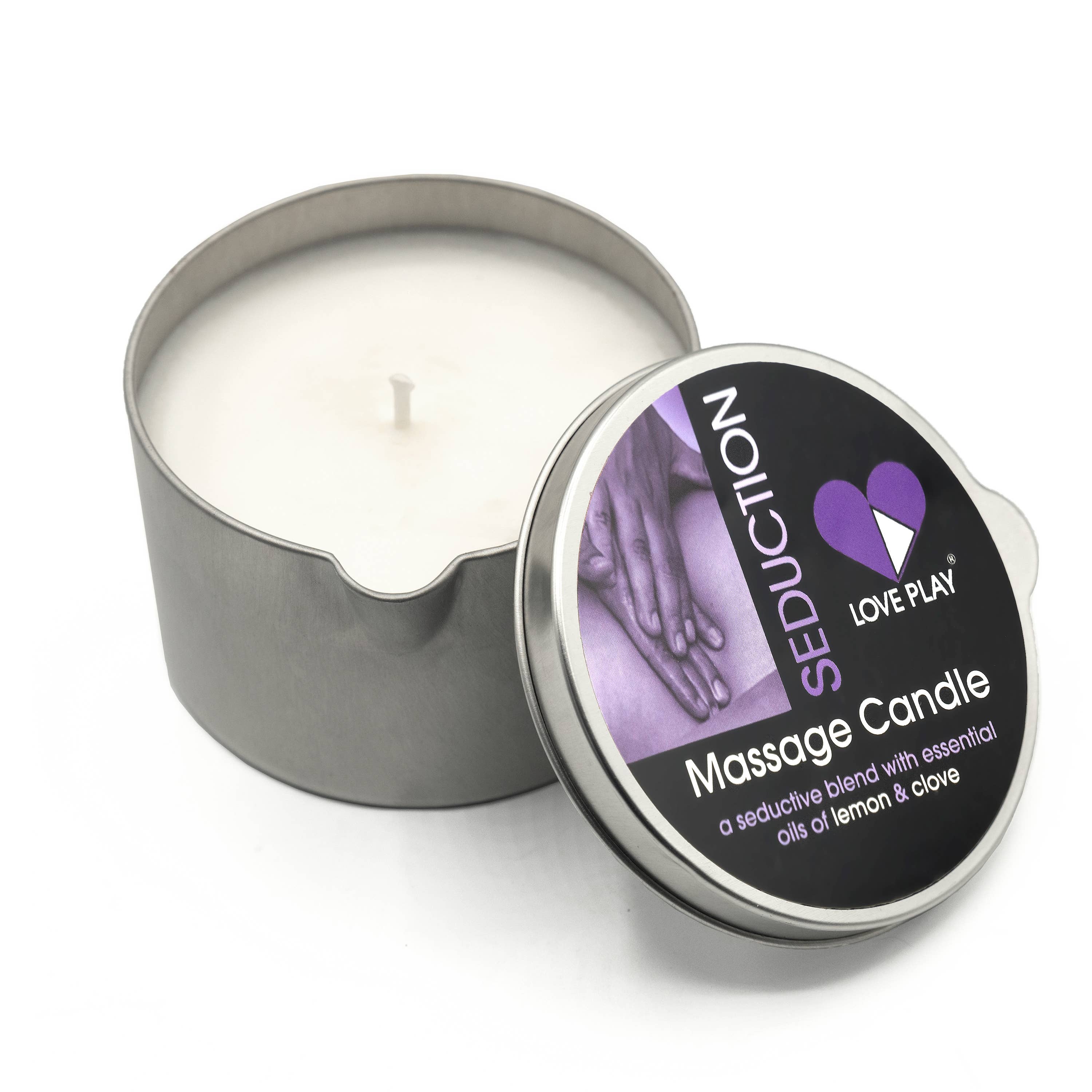 BOUTIQUE BRANDS - Wholesale Massage Oil/Gel - Seduction Massage Candle1