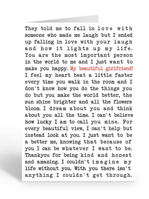 Tarjeta de felicitación con texto en inglés para venta al por mayor de Two Brides Presents