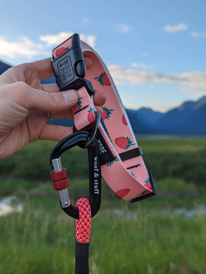 Collier Strawberry pour la vente par woof and stuff