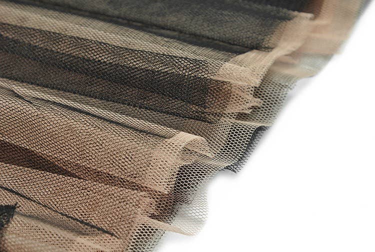 Schwarz Eleganter Damenanzug mit Mesh-Rock, zweiteilig für den Großhandel auf Faire11