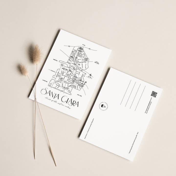Traveling Calligrapher – wholesale Postcard – 4x6 Santa Clara, CA Postcard