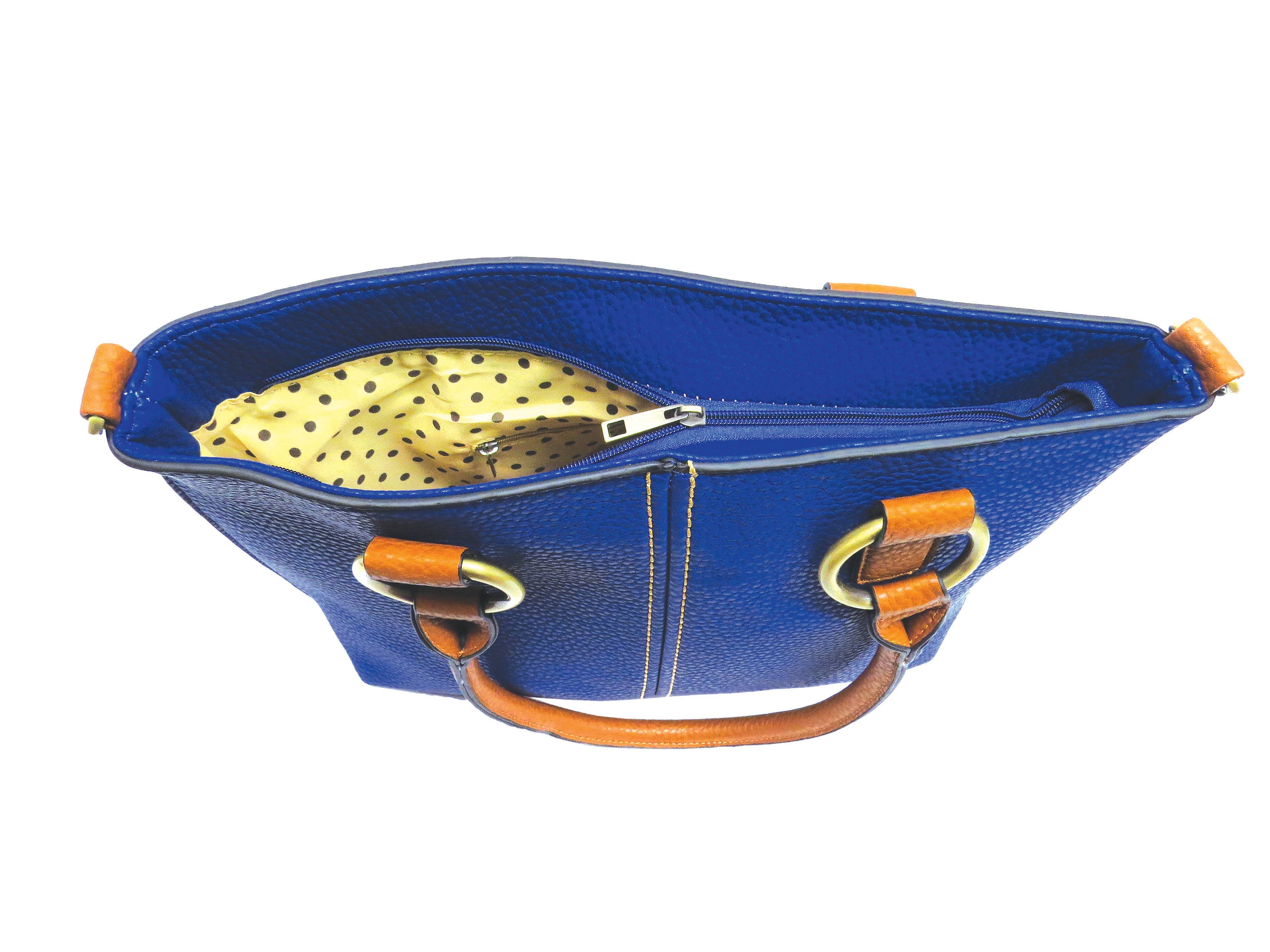 22 Tote - Wholesale Tote Bag - Women's - Pebbled Vegan Leather Triple-Compartment Shoulder Tote Bag23