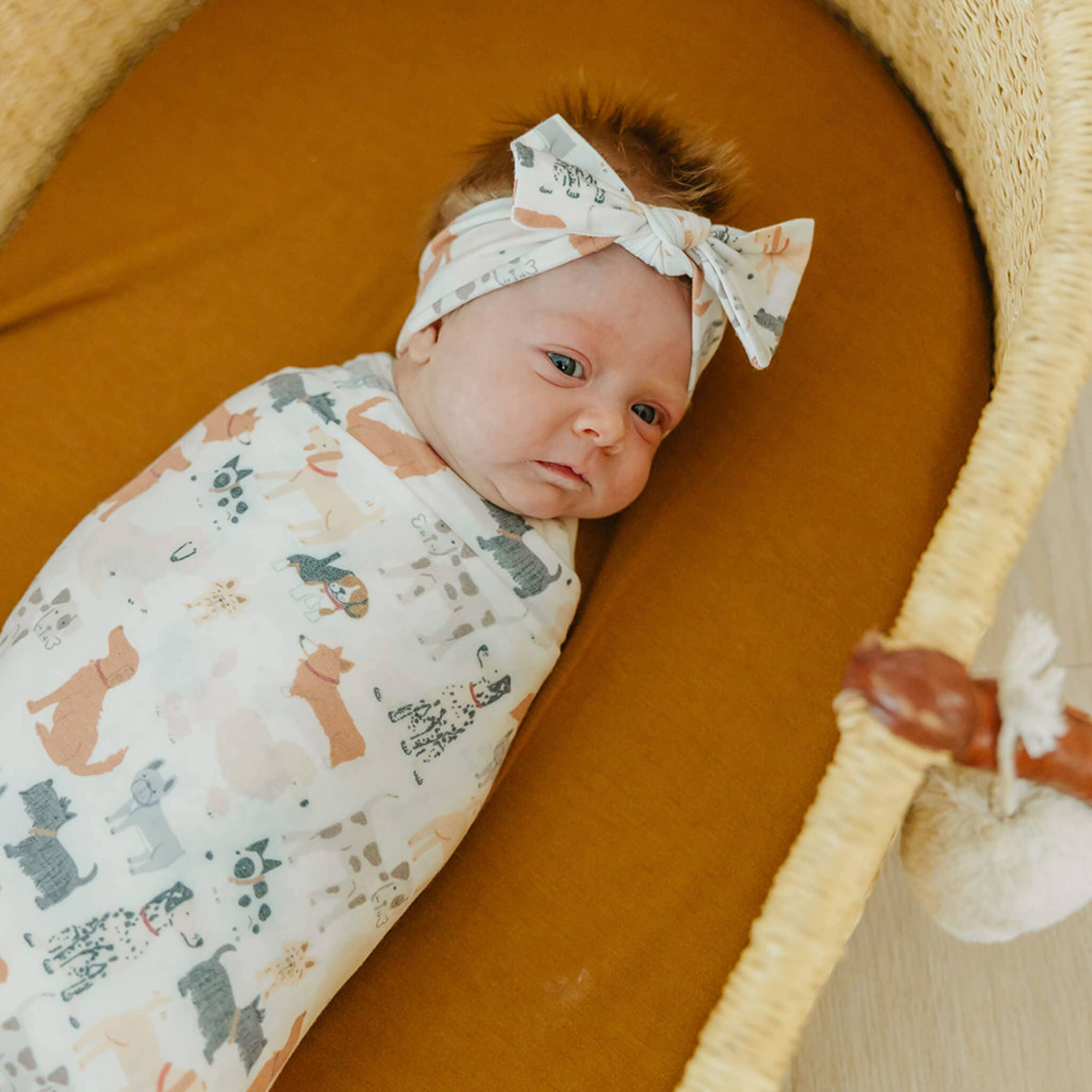 Copper Pearl - Wholesale Swaddle - Baby - Knit Swaddle Blanket - Rufus2