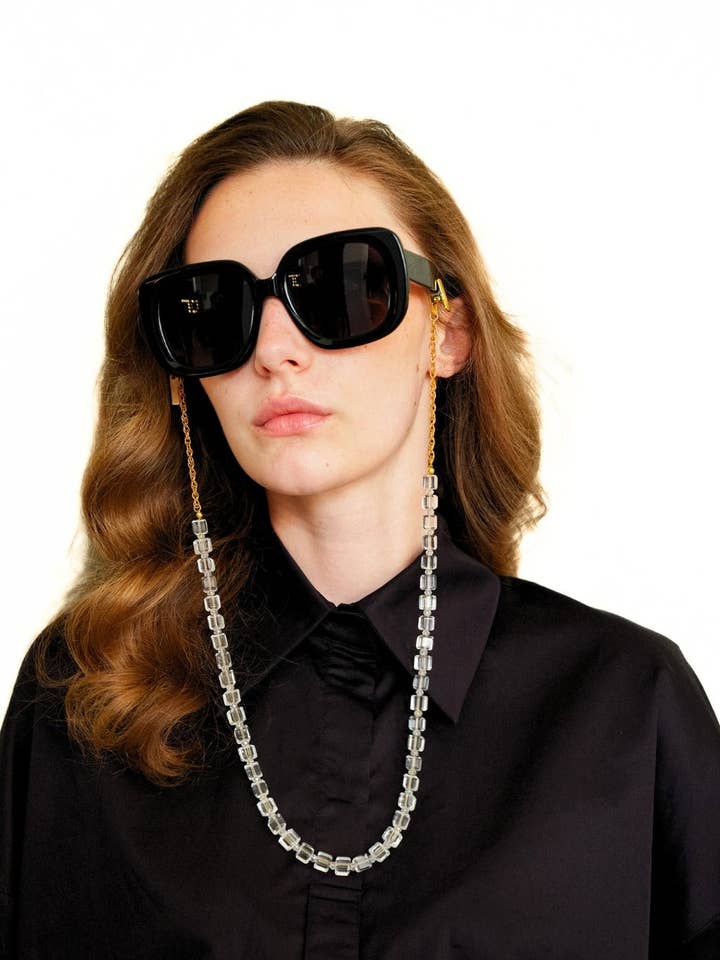 Chaîne de lunettes CRYSTAL CLEAR - Or pour la vente par SPECSET