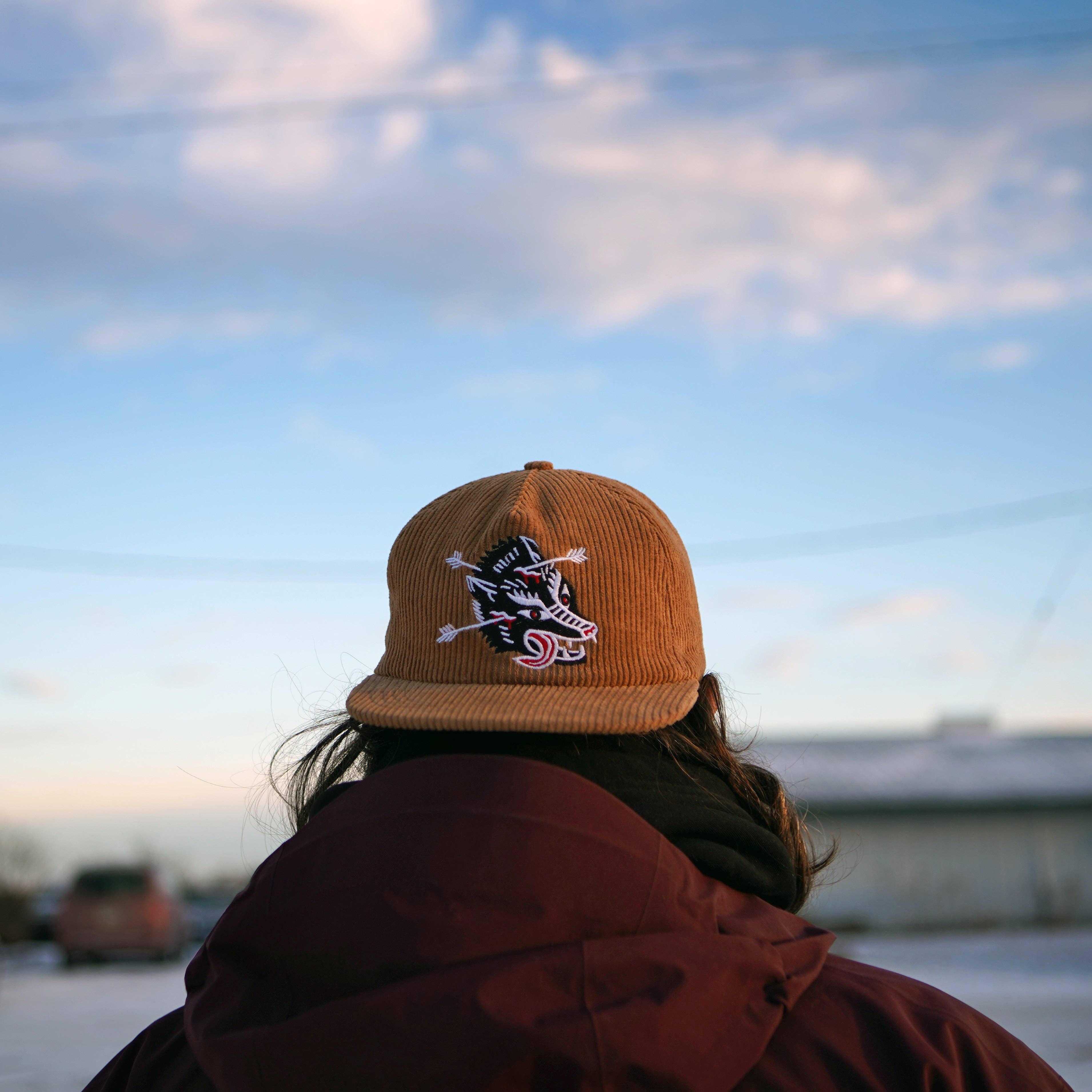 Stuntin Goods - Vendita all'ingrosso Cappellino con visiera piatta - Unisex - Cappello Wolf Corduroy7